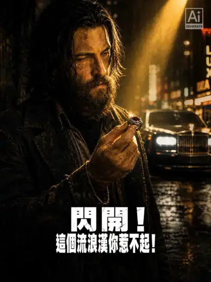 閃開!這個流浪漢你惹不起!