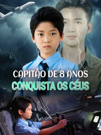 Capitão de 8 Anos Conquista os Céus