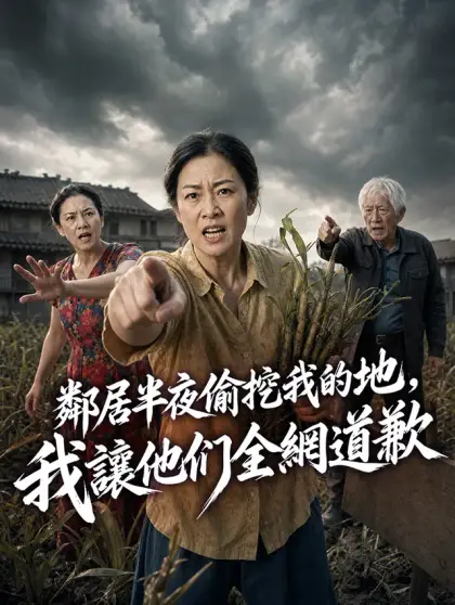 鄰居半夜偷挖我的地,我讓他們全網道歉