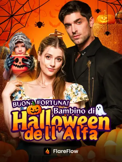 Buona Fortuna! Bambino di Halloween dell’Alfa