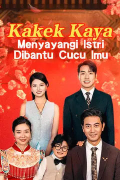 Kakek Kaya Menyayangi Istri Dibantu Cucu Imut